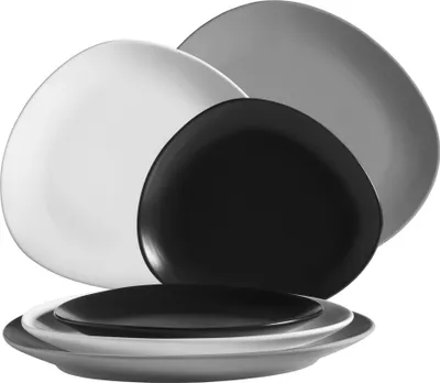 Produktbild von Mäser, Serie Glendale, Tellerset 6-teilig, Keramik Teller für 2 Personen