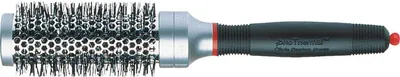 Produktbild von Olivia Garden ProThermal, Erwachsener, Rundhaarbürste, Schwarz, Silber, Einfarbig, Nylon, Mädchen