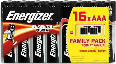 Immagine prodotto di Batteria ENERGIZER AAA / LR03 Alcalina Confezione blister da 16 pezzi