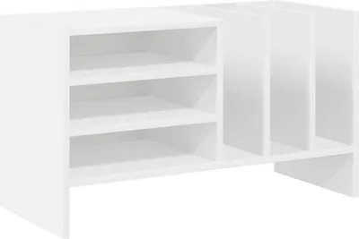 Produktbild von vidaXL Schallplattenschrank Weiß 78,5 x 35 x 45 cm Holzwerkstoff