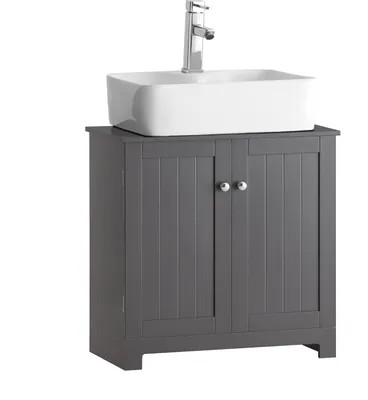 Produktbild von SoBuy BZR18-DG Vanity unit Koupelnová skříňka Umyvadlová skříňka pod umyvadlo