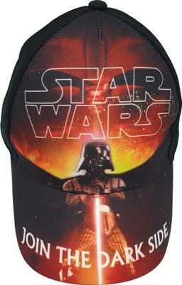 Produktbild von Star Wars Darth Vader Kappe, Mütze "Join The Dark Side", mit Klettverschluss, Größe 52 cm in schwarz, Fanartikel