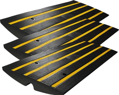 Zdjęcie produktu dla Podjazd gumowy 3 szt. 6,6 cm do 15T rampa progowa do garażu i podjazdu
