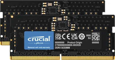 Produktbild von Crucial DDR5-4800 Kit       16GB 2x8GB SODIMM CL40 (16Gbit)