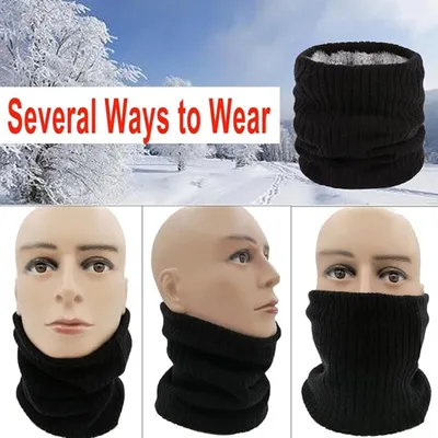 Produktbild von 2 Stš¹ck Schal Winter Halsschlauch Herren Ski, Schlauchschal Halsw?rmer Gesichtsschal Fleece Loop Schal fš¹r M?nner Frauen Aktivit?ten Warm Nackenw?rmer Sport