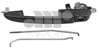 Produktbild von MIRAGLIO 80/423 Türgriff mit Schlüssel Vorne Links für FIAT BRAVA (182) Schwarz
