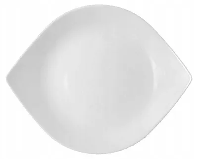 Produktbild von Chodzież KROPLA Platte 22 cm Weiß Porzellan