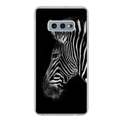 Produktbild von MuchoWow® Handyhülle Schutzhülle Hülle für Samsung Galaxy S10e Zebra - Wilde Tiere - Schwarz Silikon Softcase Handy Hülle - Handy