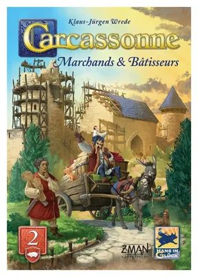 Imagen del producto de Asmodee Carcassonne: Mercaderes y Constructores 2025, Juego de cartas, 7 años, 55 minutos, 55 minutos