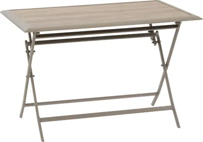 Produktbild von Gartentisch 4-sitzer azua klappbar kaffee 110x71cm - Hespéride