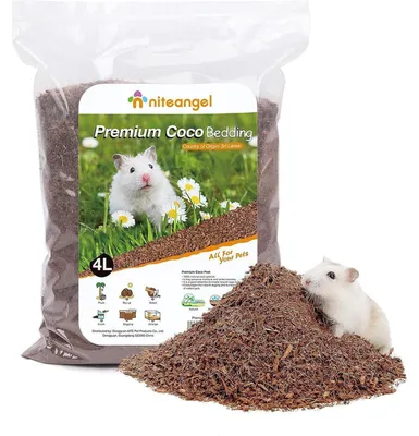 Productafbeelding van Hamsterbedding kokos, zacht voor kleine dieren, geurabsorberend en weinig stof