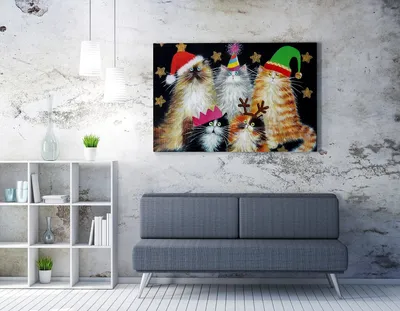 Produktbild von Wallity, WY270- CHB1084, Bunt, Leinwandbilder, 70 x 100 cm, 100% Leinwand