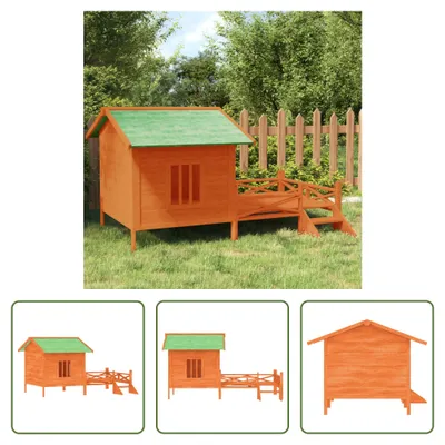 Immagine prodotto di The Living Store Cuccia per cani marrone 159x120x88,5 cm in legno di pino massiccio