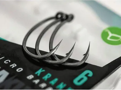 Produktbild von Korda Kamakura Krank Barbless - 10 Karpfenhaken, Größe:8