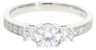 Produktbild von Ring Weißgold 333 Zirkonia JL10-07-0129 JuwelmaLux Größe 50