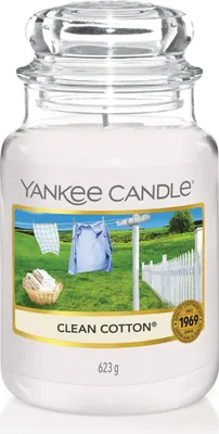 Produktbild von 'YANKEE CANDLE Clean Baumwolle®', Large Jar (623g)