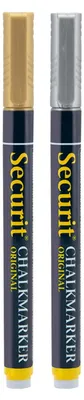 Immagine prodotto di Securit BL-SMA100-V2-GD Pennarello a gesso SMALL Set di 2