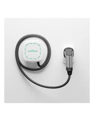 Produktbild von Wallbox Pulsar Plus, Weiß, Wand, Schwarz, Typ 2, IK08, IP54