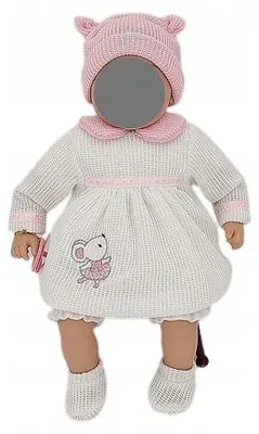 Produktbild von ADAR Puppenkleidung 45 cm Weiß-Pink 565425 Adar