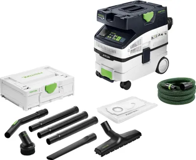Obrázok produktu pre Festool CTH MIDI I AC CLEANTEC mobilný vysávač 1200 W 15 l prachovej triedy H + štandardná čistiaca súprava