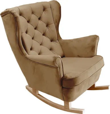 Produktbild von DomoHome Relaxsessel Armlehnensessel Armlehnen Fernsehsessel Loungesessel Polstersessel Couchsessel Armsessel Chair Wohnzimmersessel Ohrensessel | 102x81x95cm | Cappucino_29808