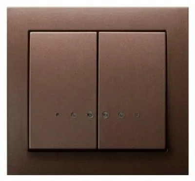 Obrázok produktu pre Ospel ŁP-2WS/52, Hnedá, IP20, 250 V, 10 A, 88 mm, 39 mm