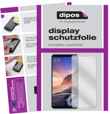 Produktbild von 6x Schutzfolie für Xiaomi Mi Max 3 klar Displayschutzfolie Folie Display Schutz