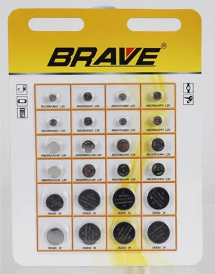 Produktbild von 24x 24er-Set Knopfzellensortiment Großpackung Batterien 576 Stück