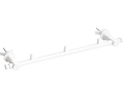 Obrázek produktu pro Držák ručníků RAWELL s věšáčky 35 cm bílý