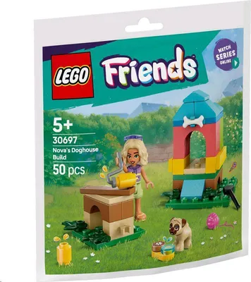 Zdjęcie produktu dla LEGO® Friends Buda dla psa Nova do samodzielnego zbudowania 30697