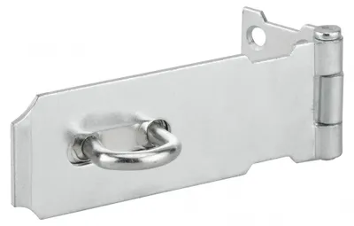 Image de Porte cadenas pour fermeture de coffre et porte, 100mm, acier, zingué - THIRARD