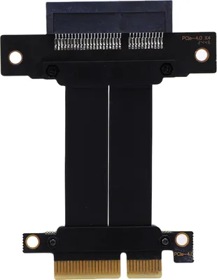 Zdjęcie produktu dla Kabel PCIe 4.0 X4 Riser Bezstratny przedłużacz kart graficznych dla kart GPU M.2 WiFi Live Wire USB Diskless Boot Acquisition 10cm / 4in