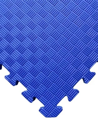 Image de Tapis de fitness TATAMI PUZZLE - Couleur unie - 50 x 50 x 1,3 cm bleu
