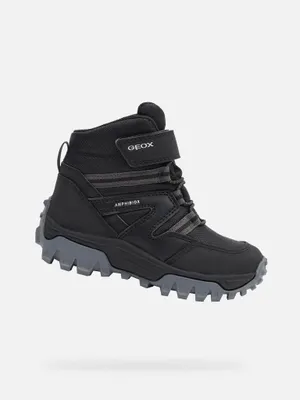 Produktbild von Geox Schwarze Himalaya B Abx Jungen-Ankle-Boots 33