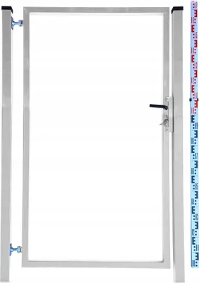 Produktbild von Gartentor - Rahmen für Zaunlatten und Paneele 170 cm VERZINKT + PFOSTEN Zaunlatten
