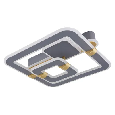 Produktbild von LED Deckenleuchte, dimmbar Fernbedienung, goldfarben, L 50cm