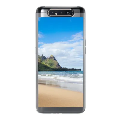 Produktbild von MuchoWow® Handyhülle Schutzhülle Hülle für Samsung Galaxy A80 Strand - Tropisch - Hawaii Silikon Softcase Handy Hülle - Schutzdeckel