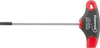 Produktbild von FORMAT Schraubendreher Torx T-Griff T 20x200 mm, Größe:T30, Klingenlänge:100 mm