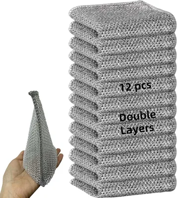 Immagine prodotto di Strofinaccio per la pulizia e la pulizia, non abrasivo, compatto, assorbente, ideale per la cucina e la casa