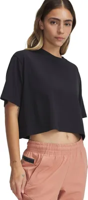 Productafbeelding van Under Armour dames T-shirt, model Rival Ss, artikelnummer 1389721-001, maat M
