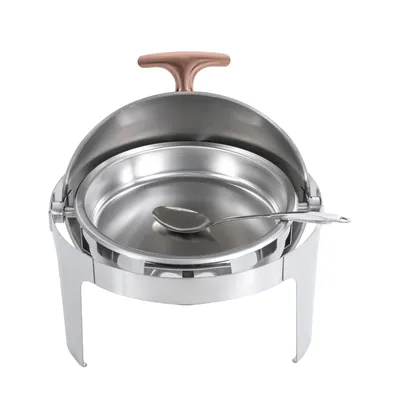 Obrázek produktu pro Ohřívač jídel Ohřívač bufetů  Chafing Dish Buffet Set  Nerezová ocel  6 l stříbrná