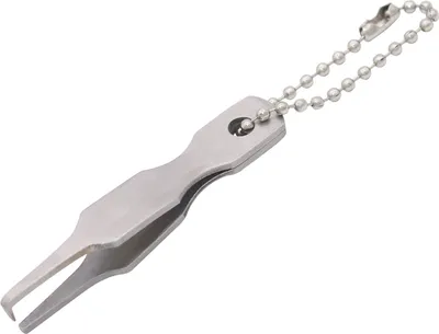 Produktbild von Ringöffner aus Edelstahl mit Perlenkette, tragbares Doppelschlaufen-Ringöffnungswerkzeug, Angelzubehör für den Außenbereich