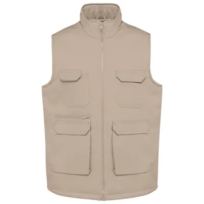 Produktbild von WK. Designed To Work Gefütterte Uni-Weste aus Baumwollpolyester