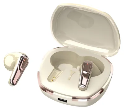 Obrázok produktu pre Skutočne bezdrôtové slúchadlá Bluetooth 5.4, polozavedené hudobné slúchadlá, slúchadlá odolné proti potu (IPX4), nabíjacie puzdro s kapacitou 150 mAh, magnetické nabíjanie, možnosť telefonovania v oboch ušiach,
