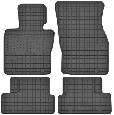 Zdjęcie produktu dla Dywaniki gumowe do Mini Cooper III / One III 2014-2024 (hatchback) – 4 szt., czarne, dopasowane