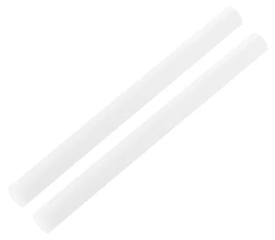 ABS-Rundstab massiv, 15x200 mm, weiß, 2 Stück für Modellbau
