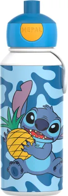 Produktbild von Mepal - Trinkflasche Pop-up Campus - Wasserflasche - Auslaufsichere Flasche für die Schule - Wiederverwendbar - BPA-frei & Spülmaschinenfest - 400 ml - Stitch