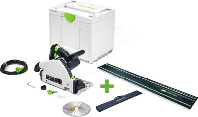 Produktbild von FESTOOL Tauchsäge TS 55 FEBQ-Plus + FS 1400/2 BL + FS-BAG 1400 - 576703_A