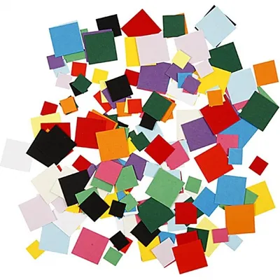Immagine prodotto di Mosaico in cartoncino, 10+15+20 mm, quadrato, 180 g