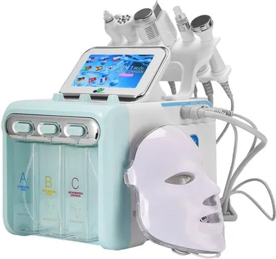 Productafbeelding van Huidverjongingsapparaat - Waterstof Zuurstof - Gezichtsreiniging - Lifting - LED Masker